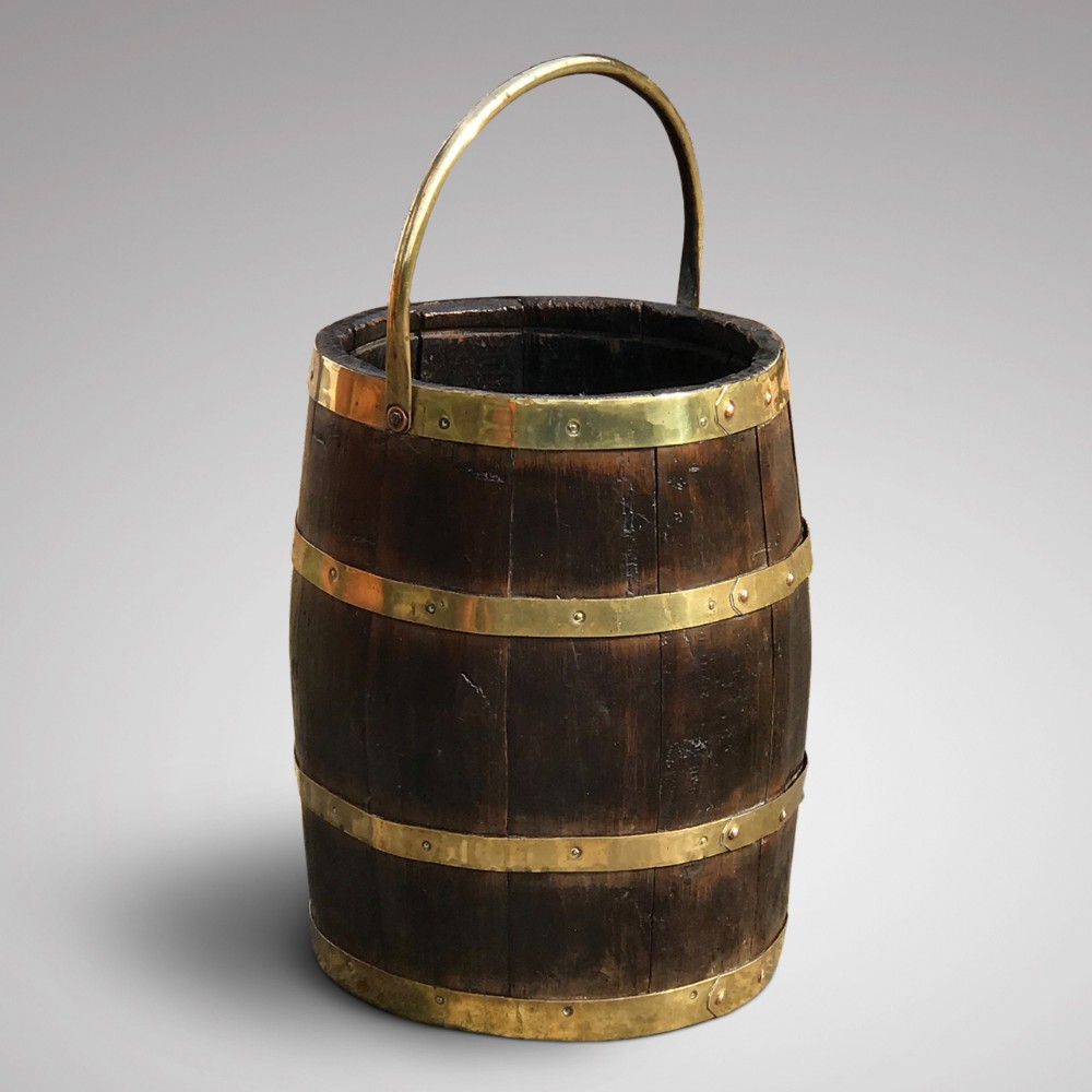 19th Century Coopered Barrel Stick Stand