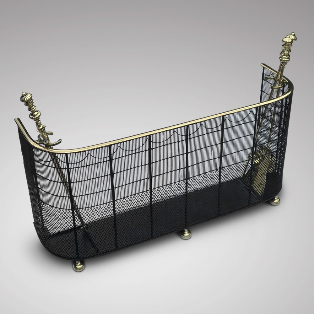 Regency Brass and Wire Work Fire Guard