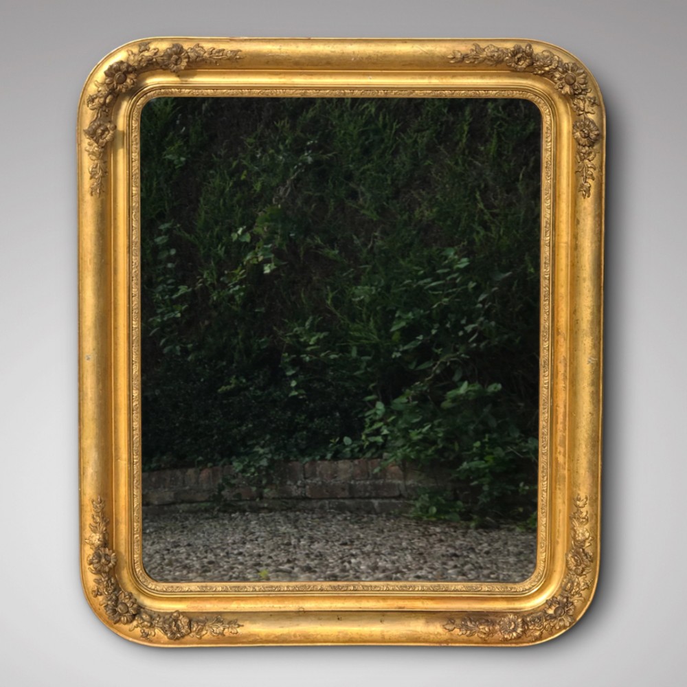 19th Century French Gilt Mirror