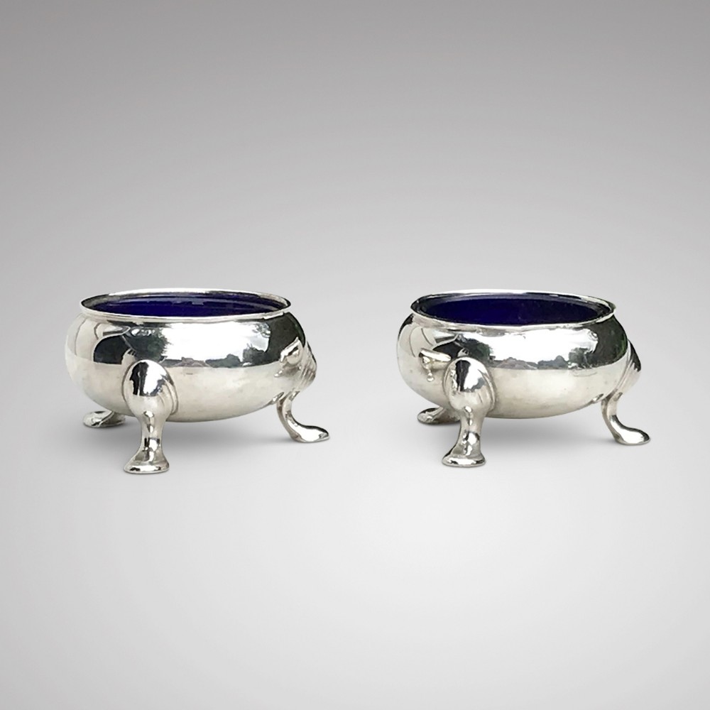 Pair of Georgian Silver Table Salts