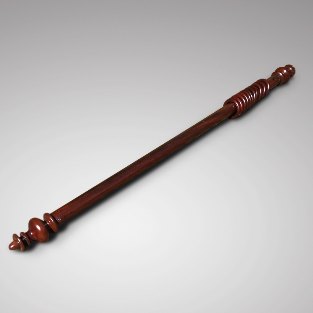 Victorian Country House Mahogany Curtain Pole