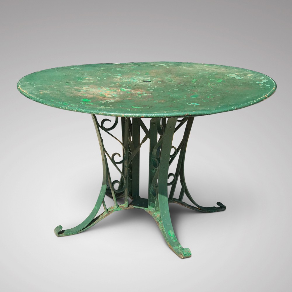 Early 20th Century Wrought Iron Table