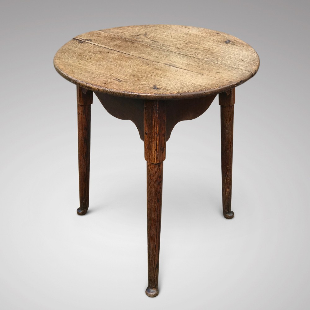 19th Century Oak Cricket Table