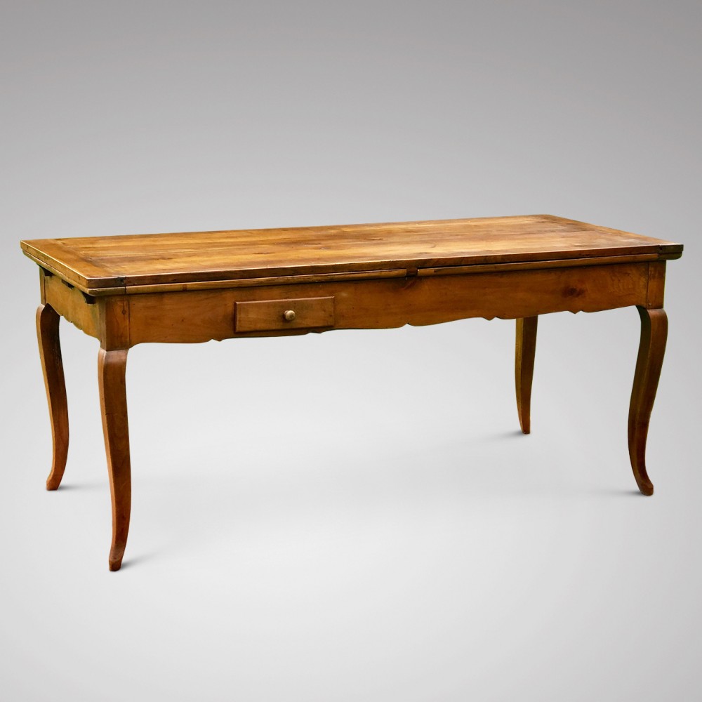 19th French Fruitwood Extending Dining Table