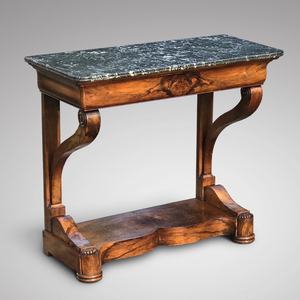 19th Century Walnut Console Table