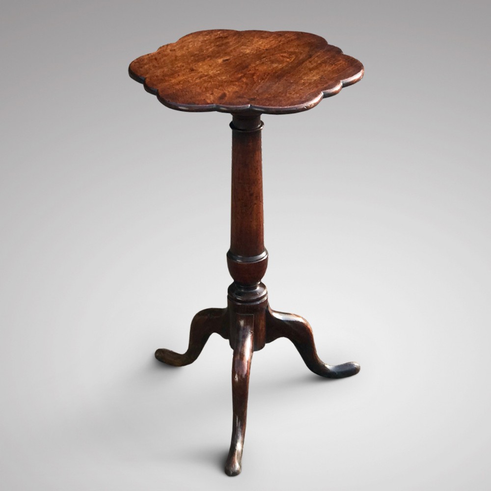 Georgian Fruitwood and Mahogany Wine Table