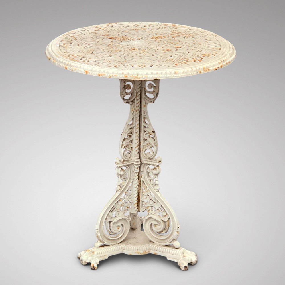 19th Century Cast Iron Carden Table attributed to Coalbrookdale
