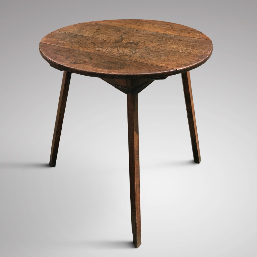 19th Century Oak Cricket Table