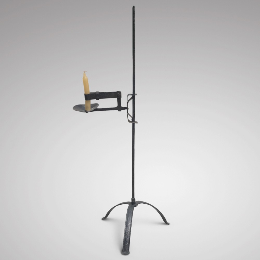 Early 19th Century Iron Candle Stand