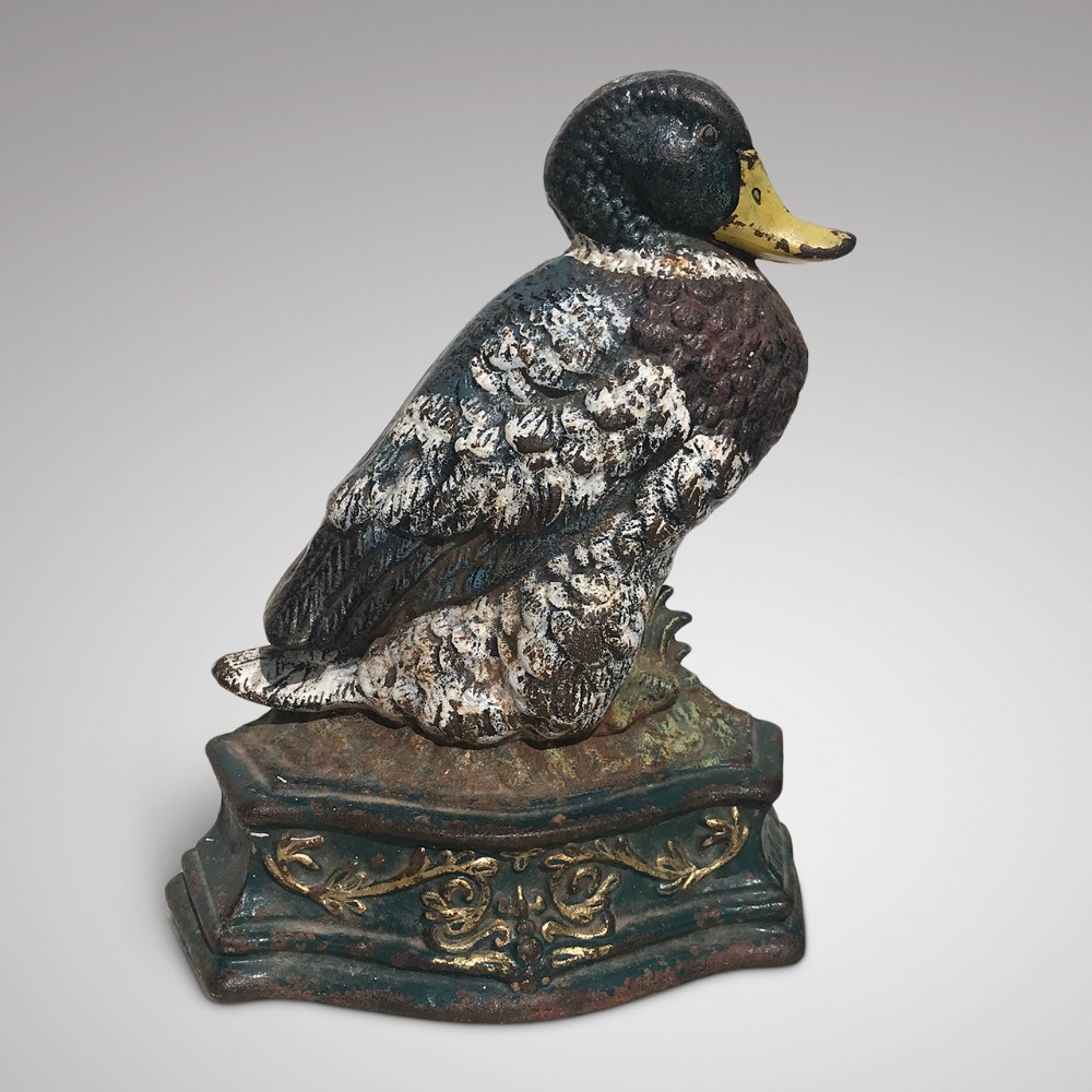 Cast Iron Mallard Duck Door Porter