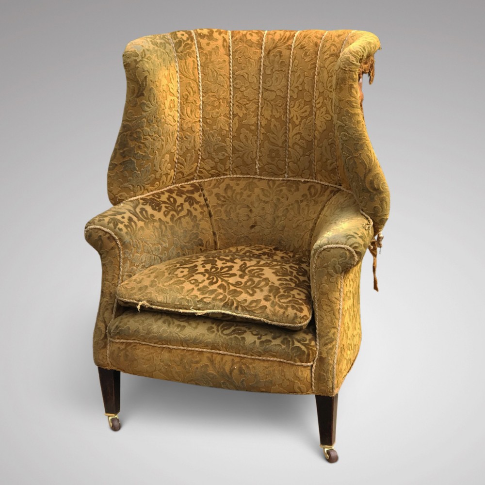 Late 19th Century Barrel Back Armchair