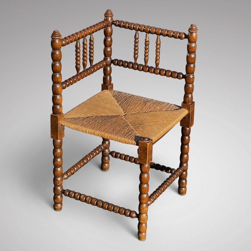 Victorian Corner Bobbin Chair