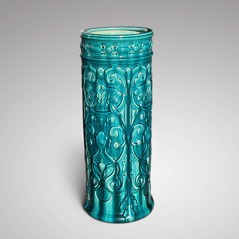 Art Nouveau Bretby Ceramic Stick Stand