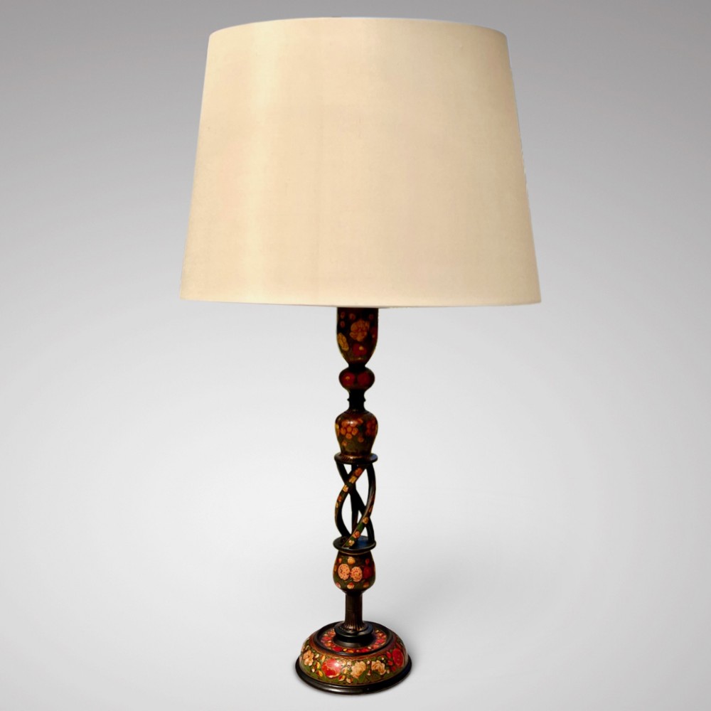 Decorative Antique Kashmiri Table Lamp