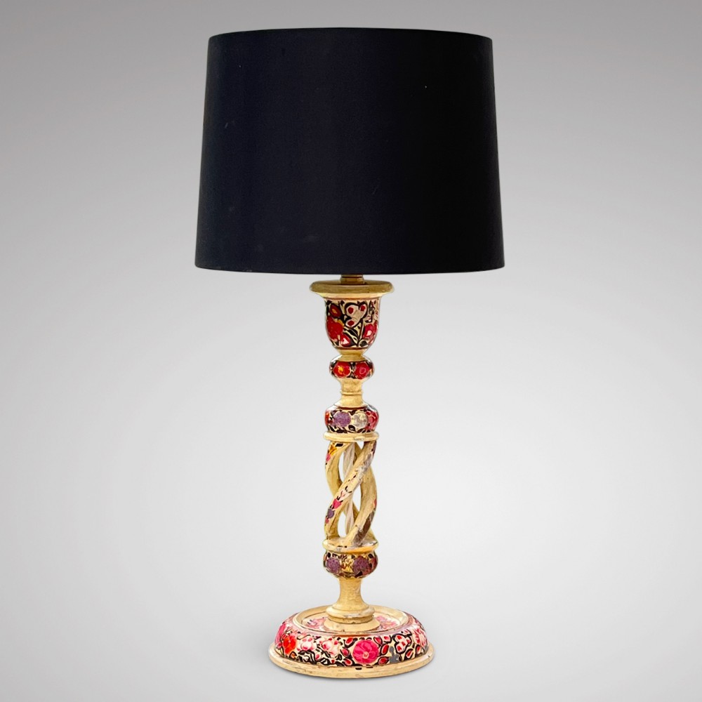 19th Century Kashmiri Table Lamp