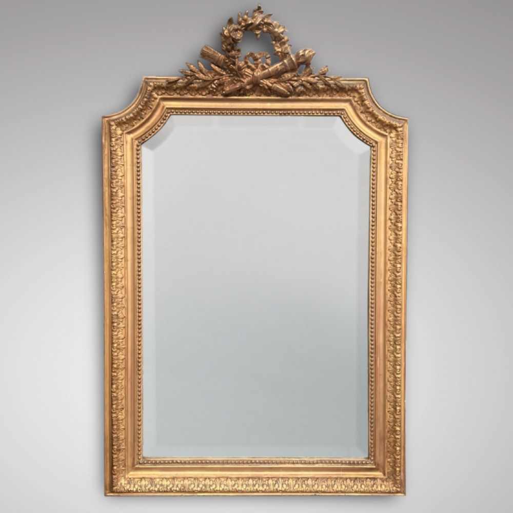 19th Century French Gilt Mirror