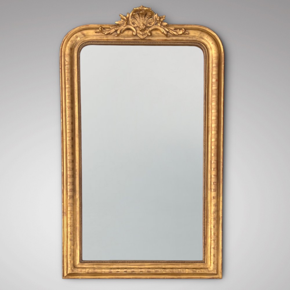Antique French Gilt Wall Mirror