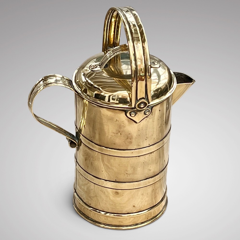 Arts & Crafts Brass Watering Can by William Souter & Sons