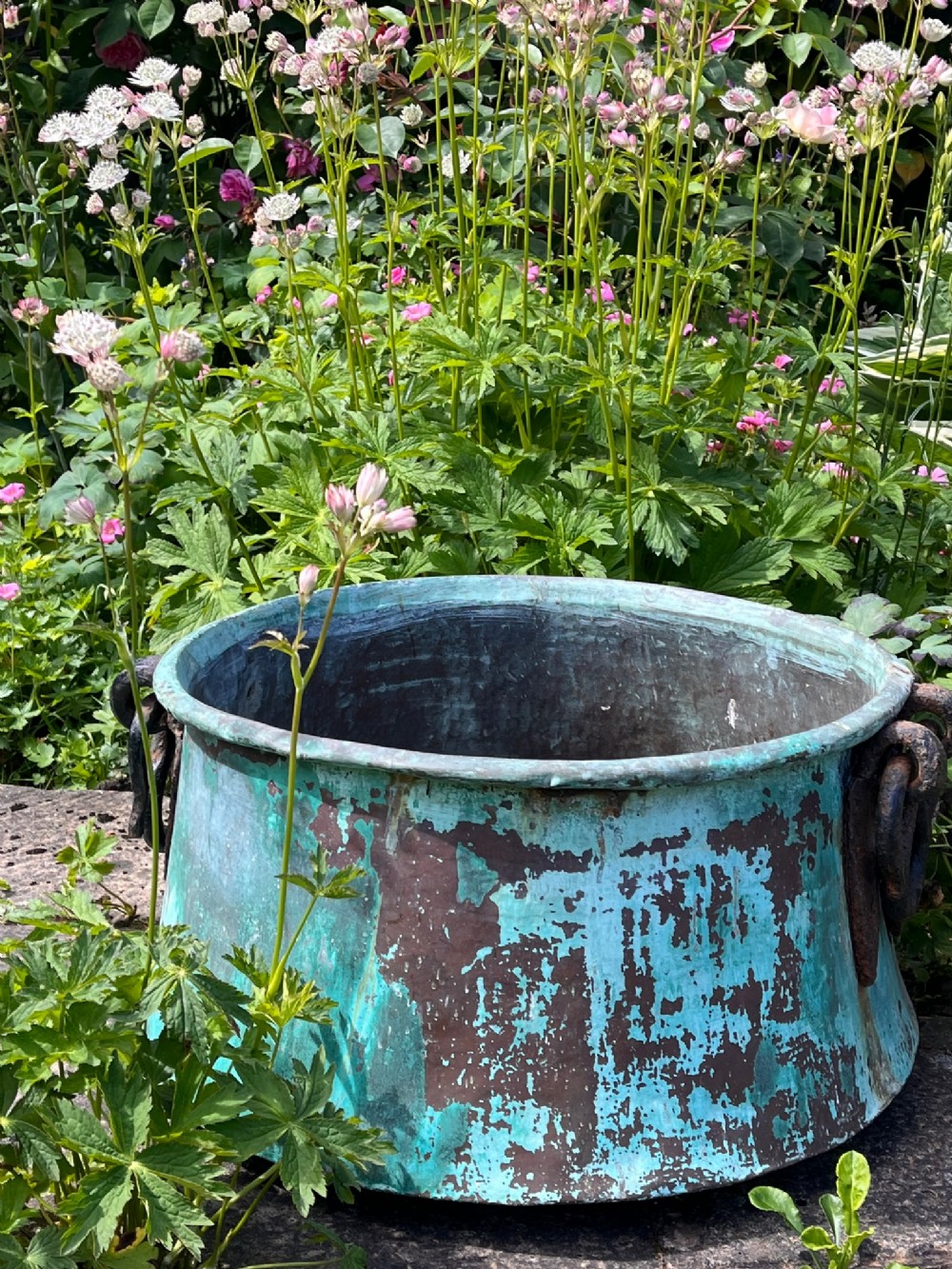 Large 19th Century Verdigris Copper Copper