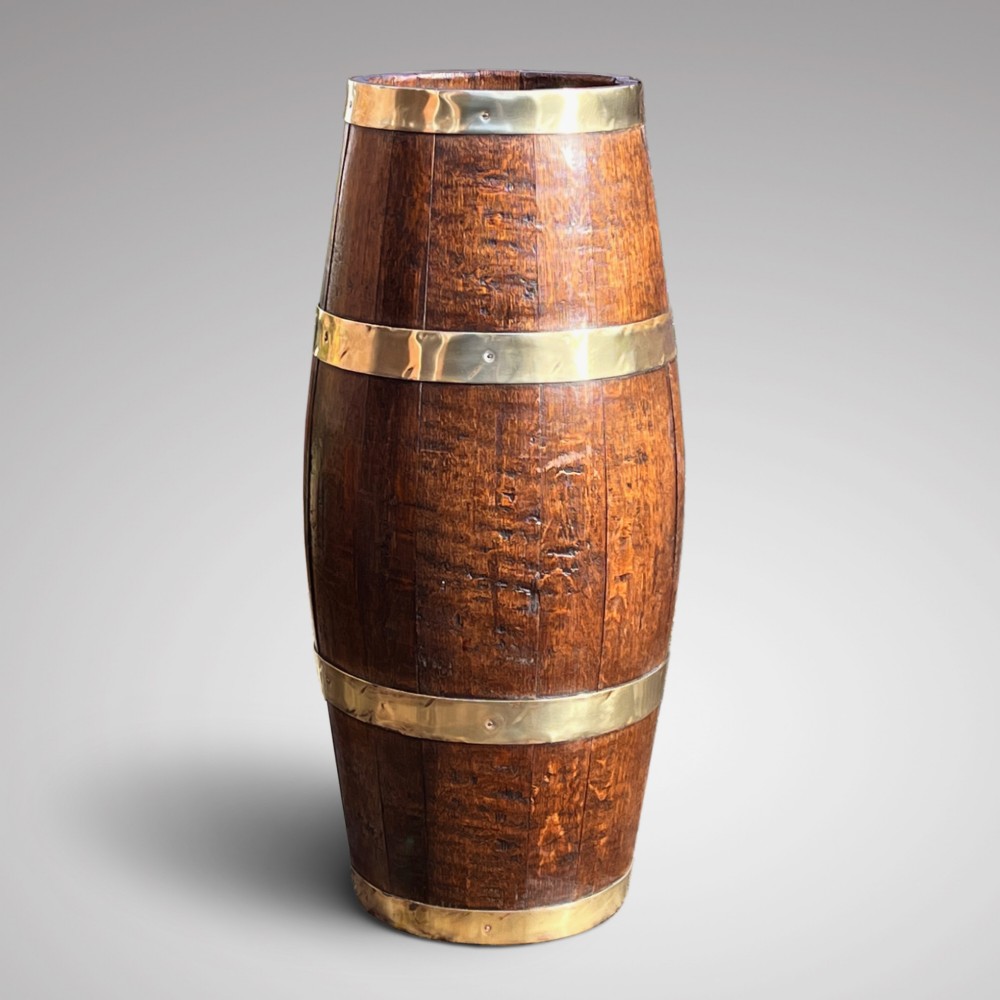 19th Century Coopered Barrel Stick Stand