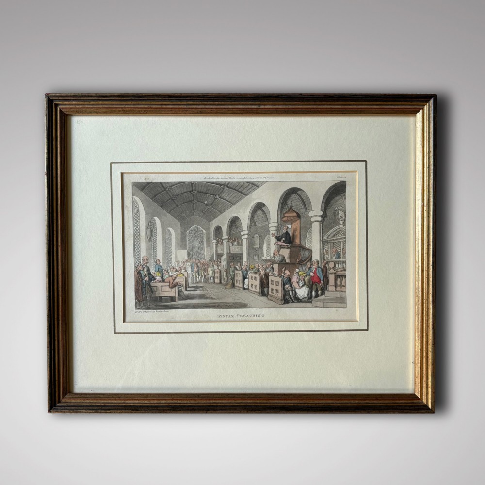 A pair of 19th Century Dr Syntax Prints View III
