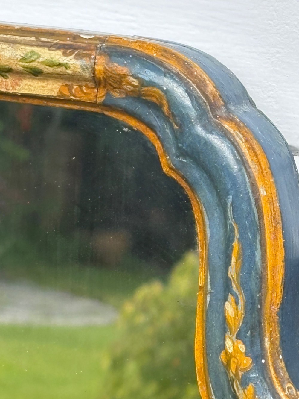 Painted Long Wall Mirror View II