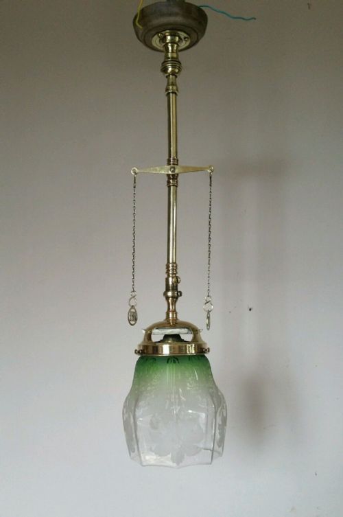 Victorian C1870 Gas Ceiling Light Lamp