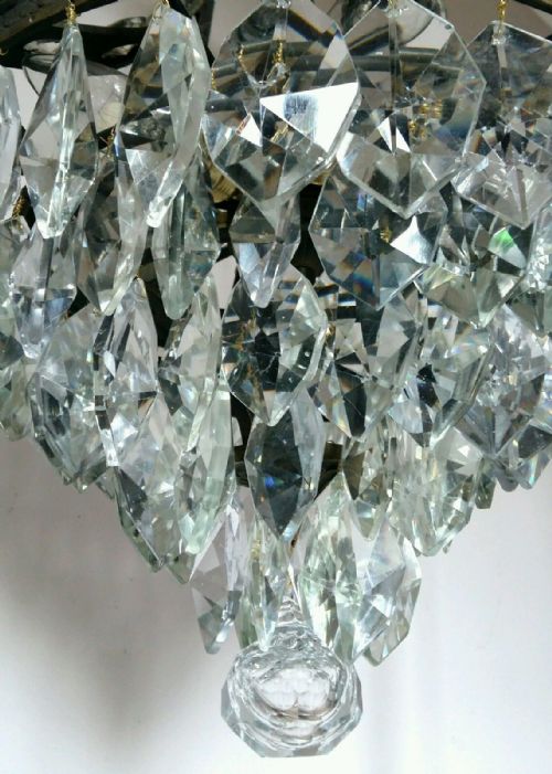 fig 2. Antique Empire Style Crystal Chandelier