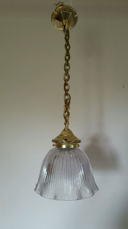 C1910 Original Holophane Ceiling Lamp