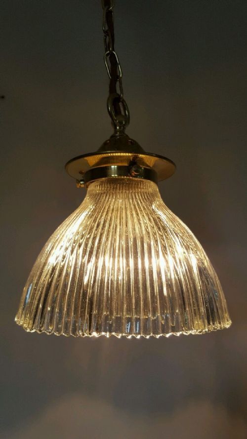 C1910 Original Holophane Ceiling Lamp