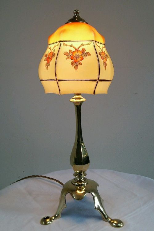 Edwardian Pullman Brass Lamp