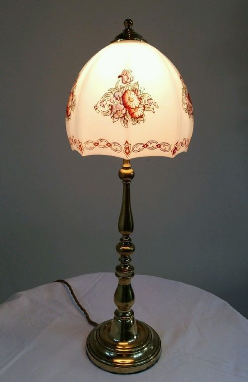 fig 1. c1910 Elegant Brass Table Lamp