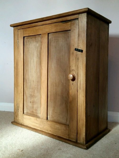 Victorian Kitchen Pine Cupboard; Wall or Counter Top.