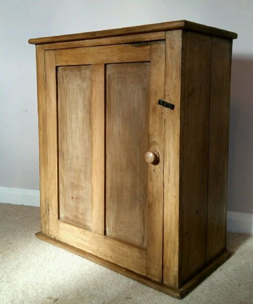 fig 1. Victorian Kitchen Pine Cupboard; Wall or Counter Top.
