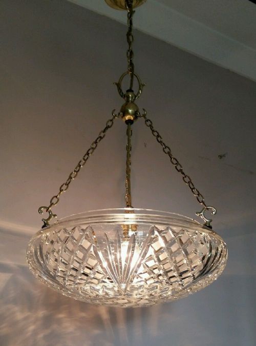 C1910 Cut Crystal Ceiling Light