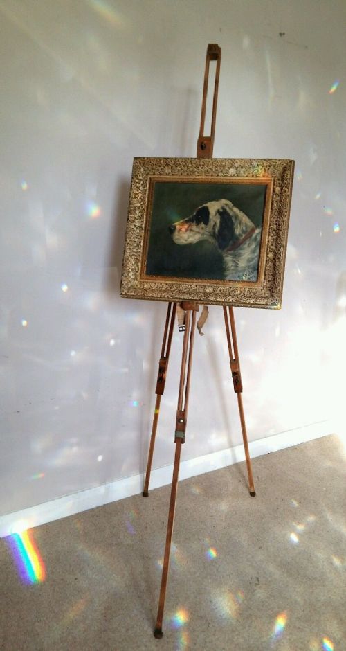 Windsor Newton London Artists Travel Beech Foldable Adjustable Easel 
