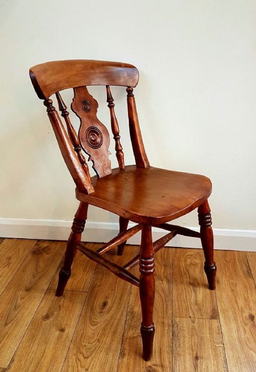 fig 1. J Sharples c1880 Elm Kitchen Chairs