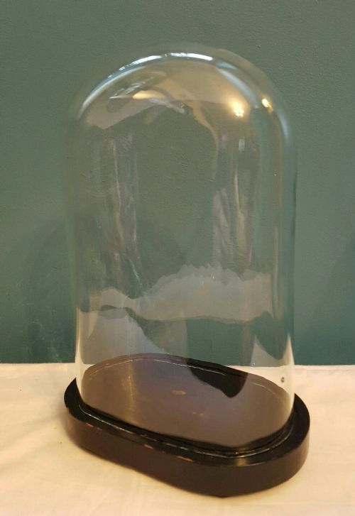 French C1860 Glass Clock Dome