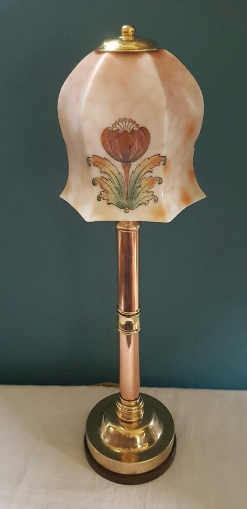 Brass & Copper Table Lamp