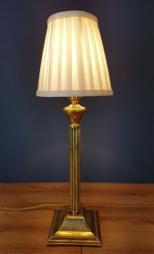 Corinthian Brass Table Lamp