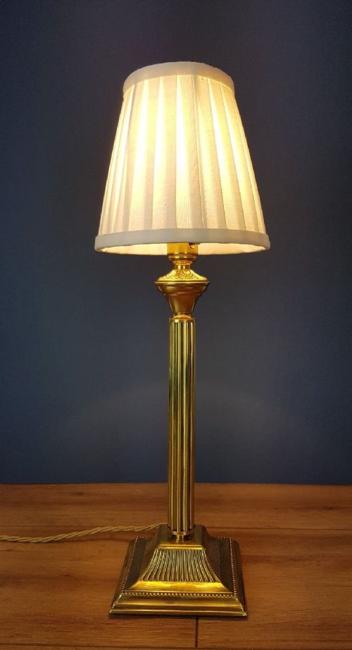 fig 2. Corinthian Brass Table Lamp