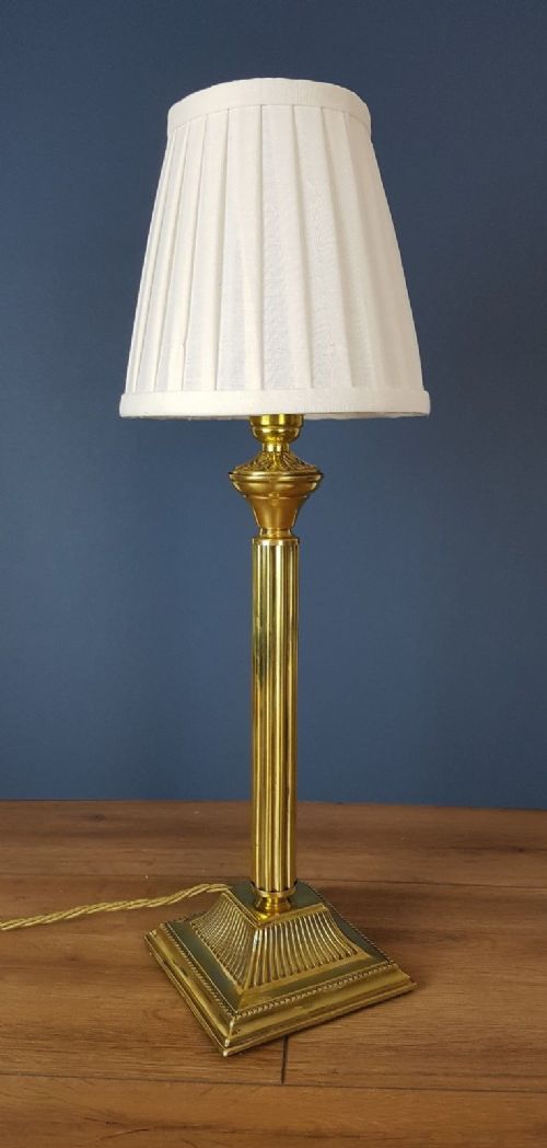 fig 3. Corinthian Brass Table Lamp