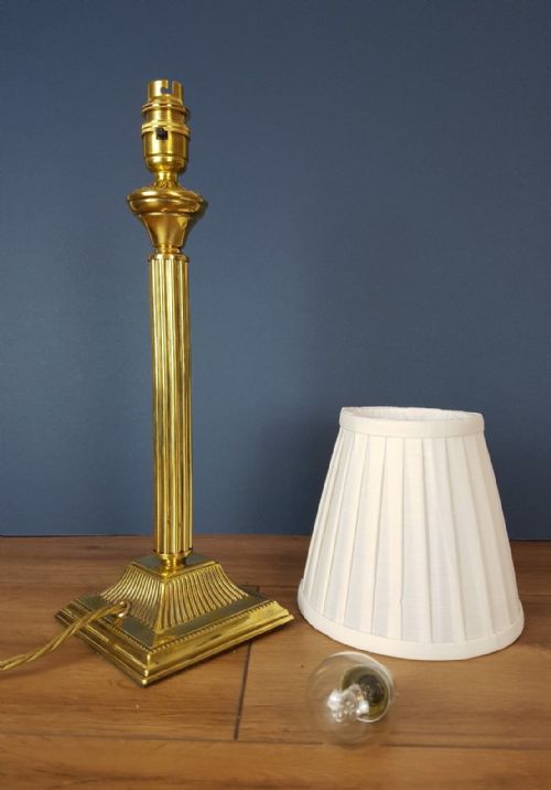 fig 4. Corinthian Brass Table Lamp