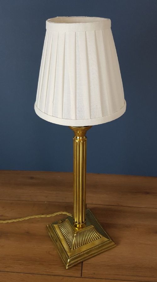 fig 5. Corinthian Brass Table Lamp