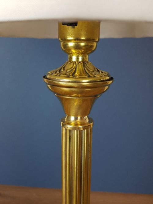 fig 6. Corinthian Brass Table Lamp