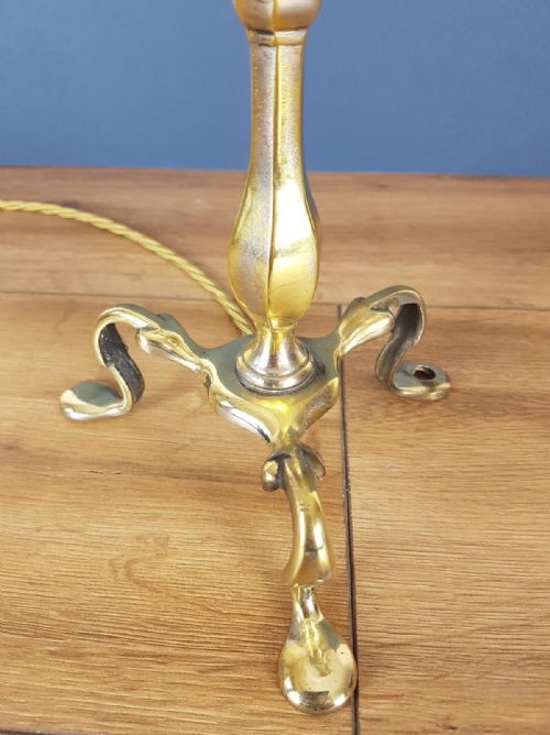 fig 5. Distressed Silver Plated Brass Pullman Table Lamp with Distressed Ceramic Shade
