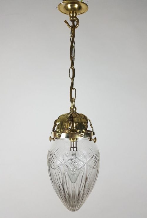 fig 5. Cut Crystal Pineapple Ceiling Light
