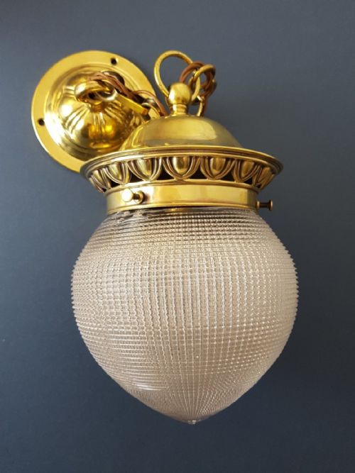 Holophane Ceiling Light with Registration Mark on Gallery