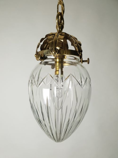 No 3 of 3 Edwardian Ceiling Lights, Rewired