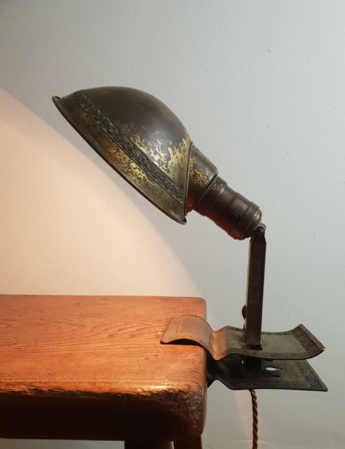 Adjusto~lite USA Adjustable Clip on Desk Lamp / Table Lamp, Rewired and Pat Tested